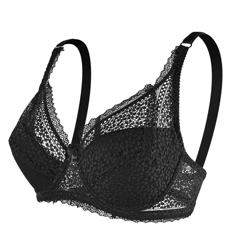 Cotton Bra Everyday - Large Breasts Lace Plus Size Ladies
