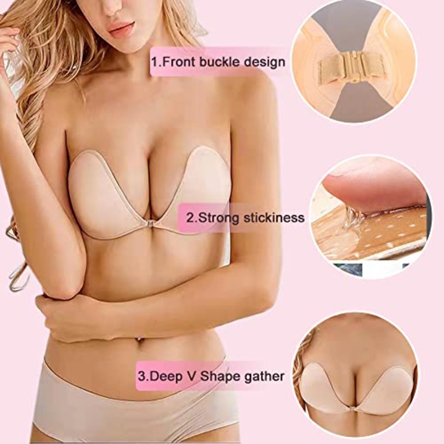 Hasimor 2 PCS Strapless Adhesi – Push Up Bra Silicone Bewertung und Preis