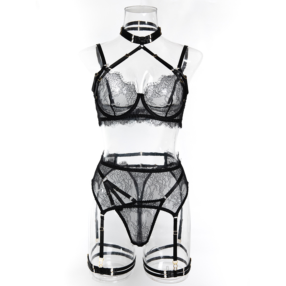 Sexy Lace Erotic Set Women See – Sheer Bra Lace Bewertung und Preis
