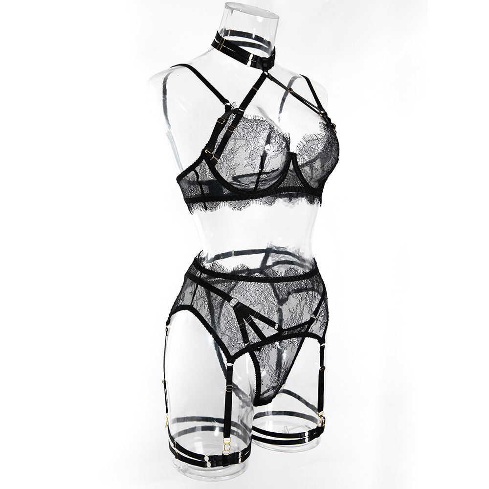 Sexy Lace Erotic Set Women See – Sheer Bra Lace Bewertung und Preis