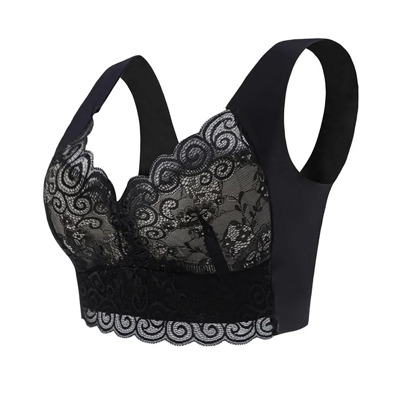 1pcs Ice Silk Seamless Lace Br – Sleep Bra Bralette Bewertung und Preis