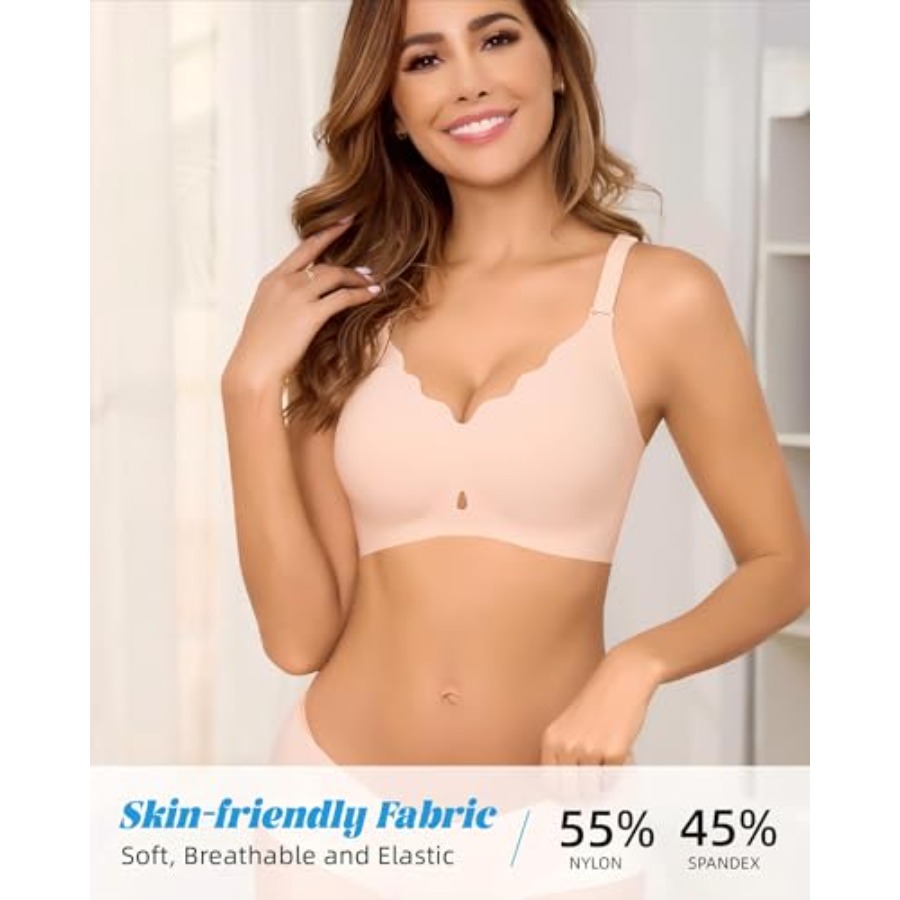 Women Wireless Seamless Bra -  – Full Coverage Bra Bewertung und Preis