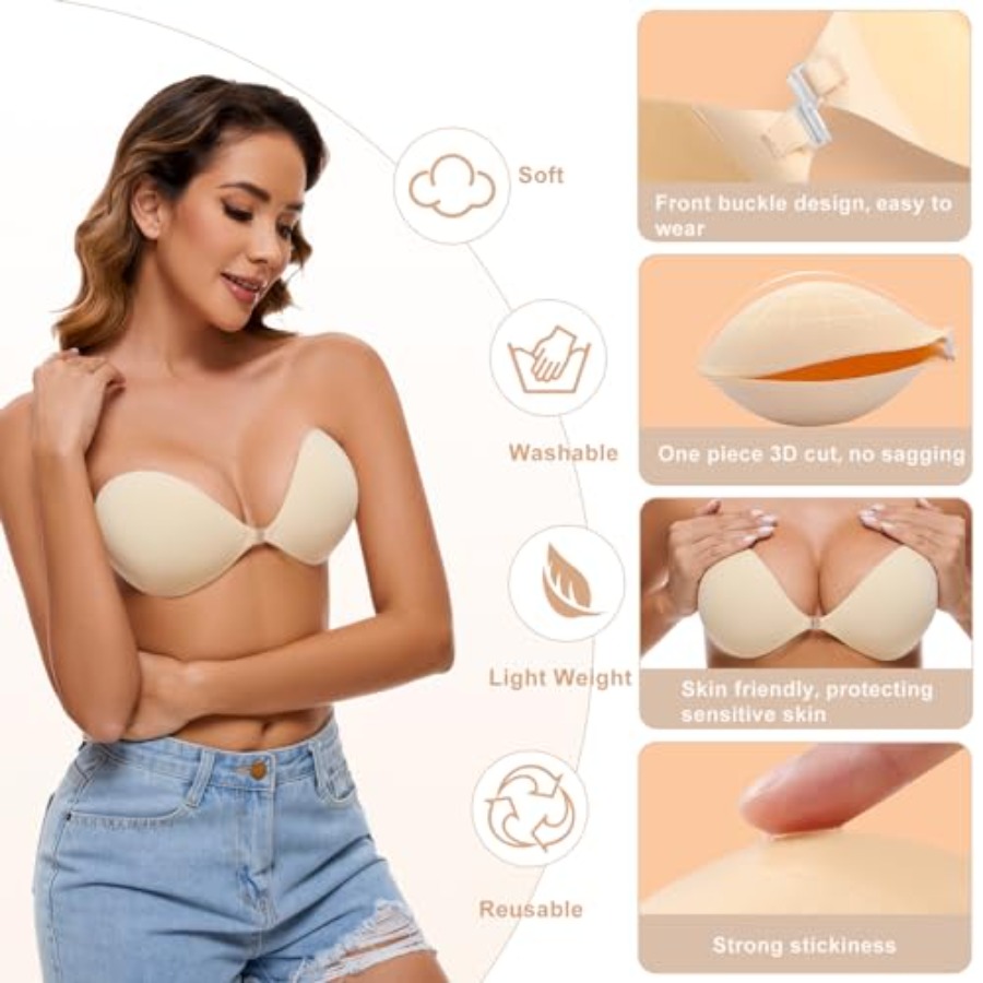 RELIRELIA Women's Sticky Self  – Backless Bra Sticky Bewertung und Preis